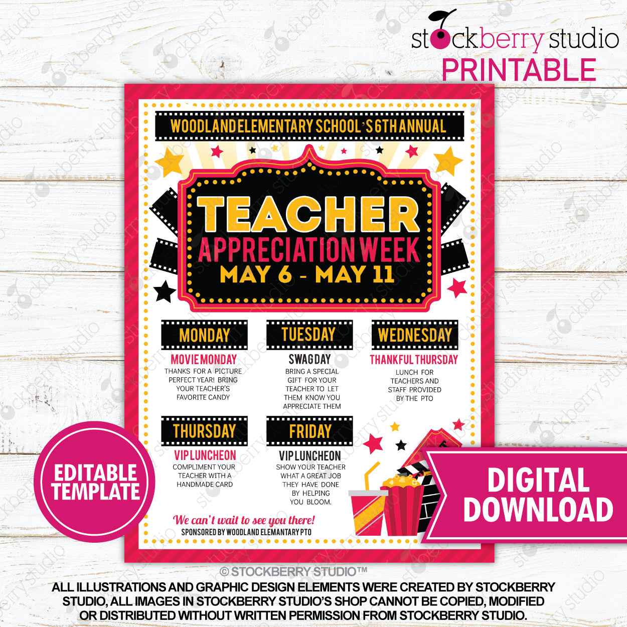 Hollywood Movie Teacher Appreciation Week