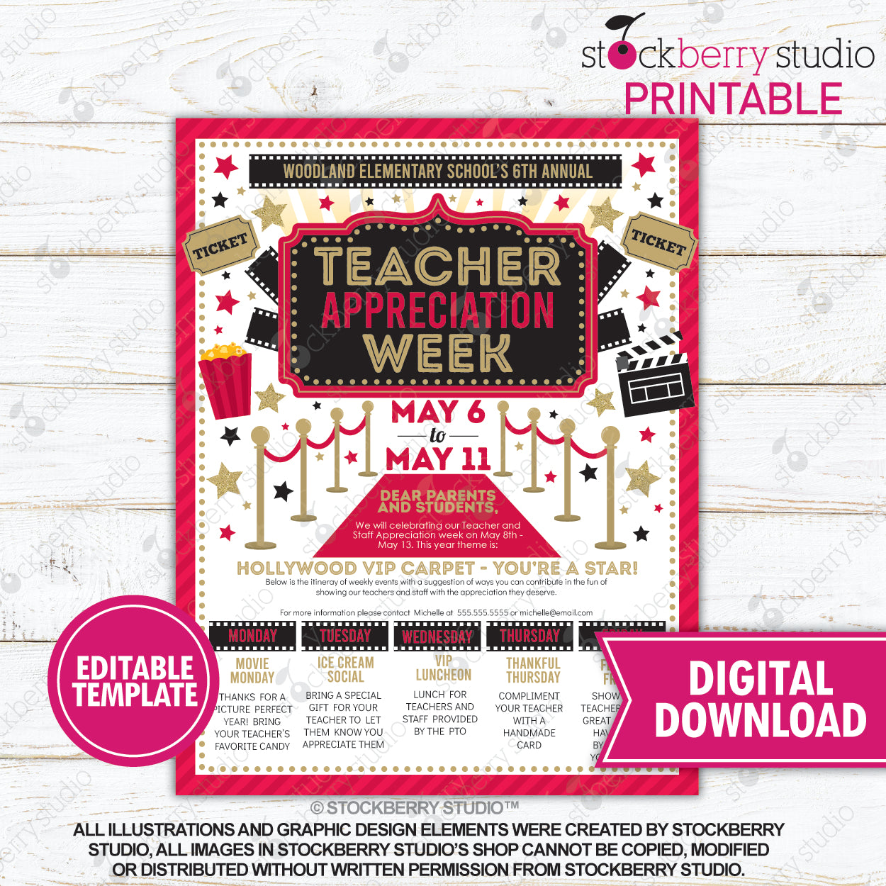 Hollywood Movie Teacher Appreciation Week