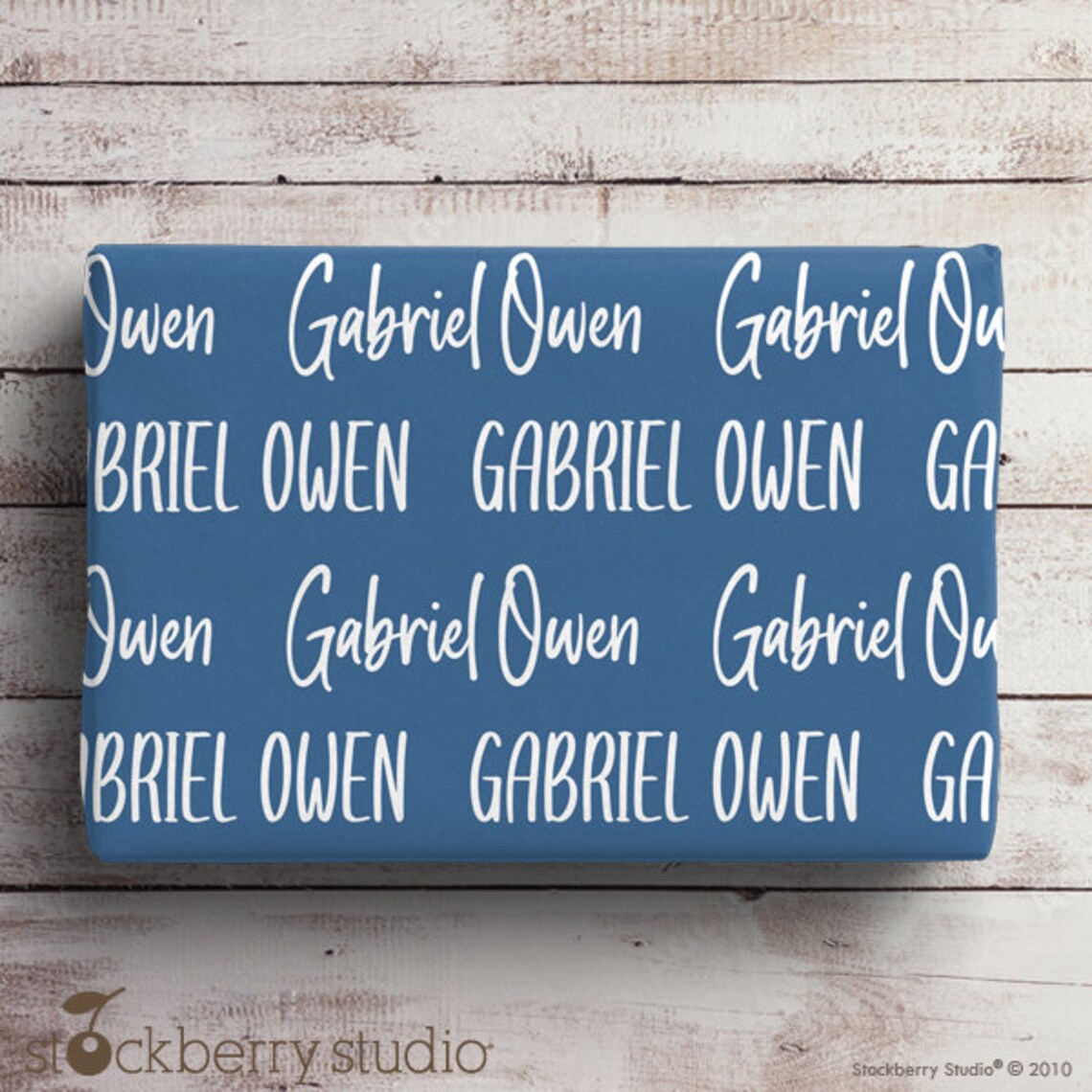 Personalized Name Wrapping Paper for Kids