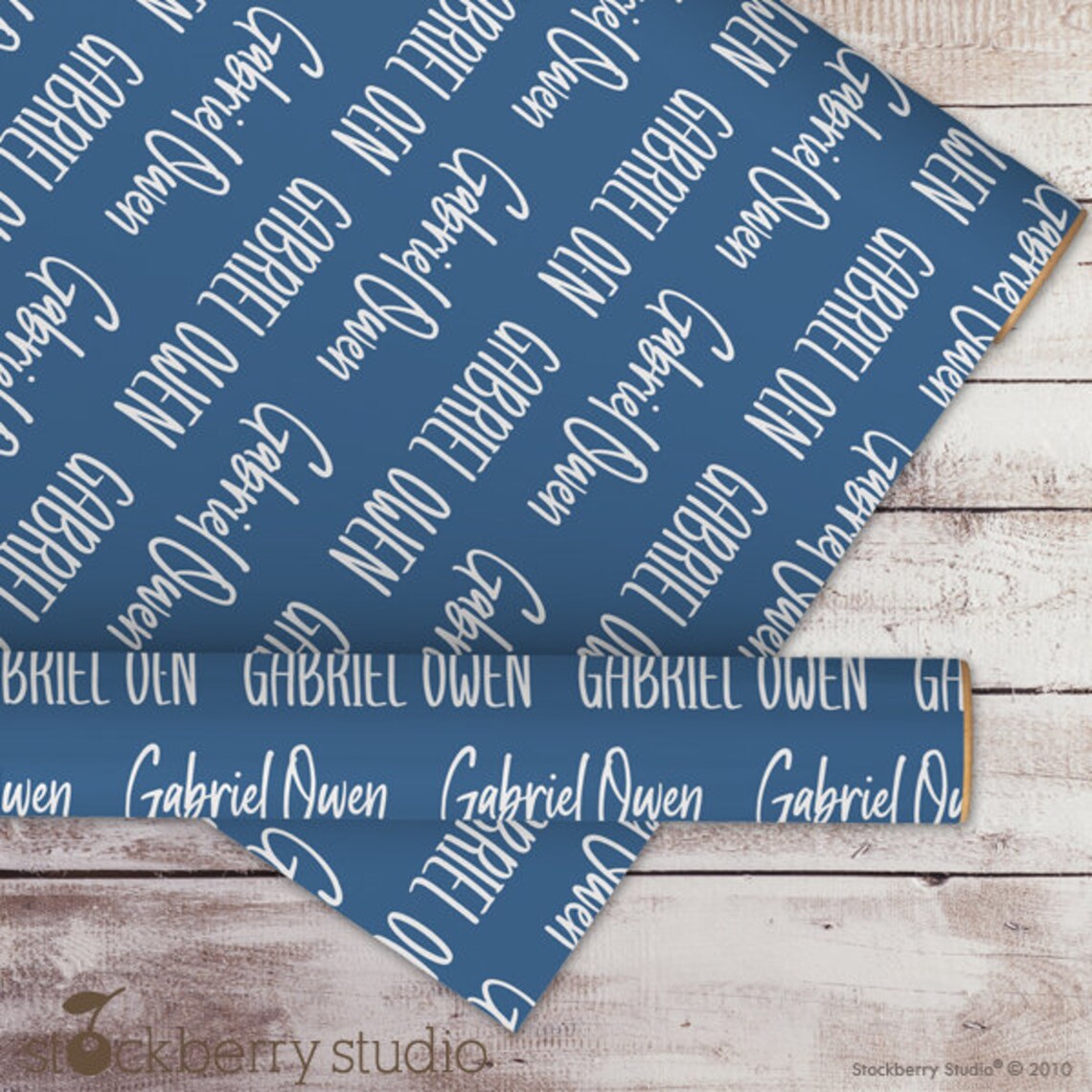Personalized Name Wrapping Paper for Kids