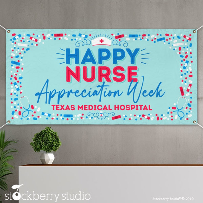 Nurse Appreciation Week Banner Personalized