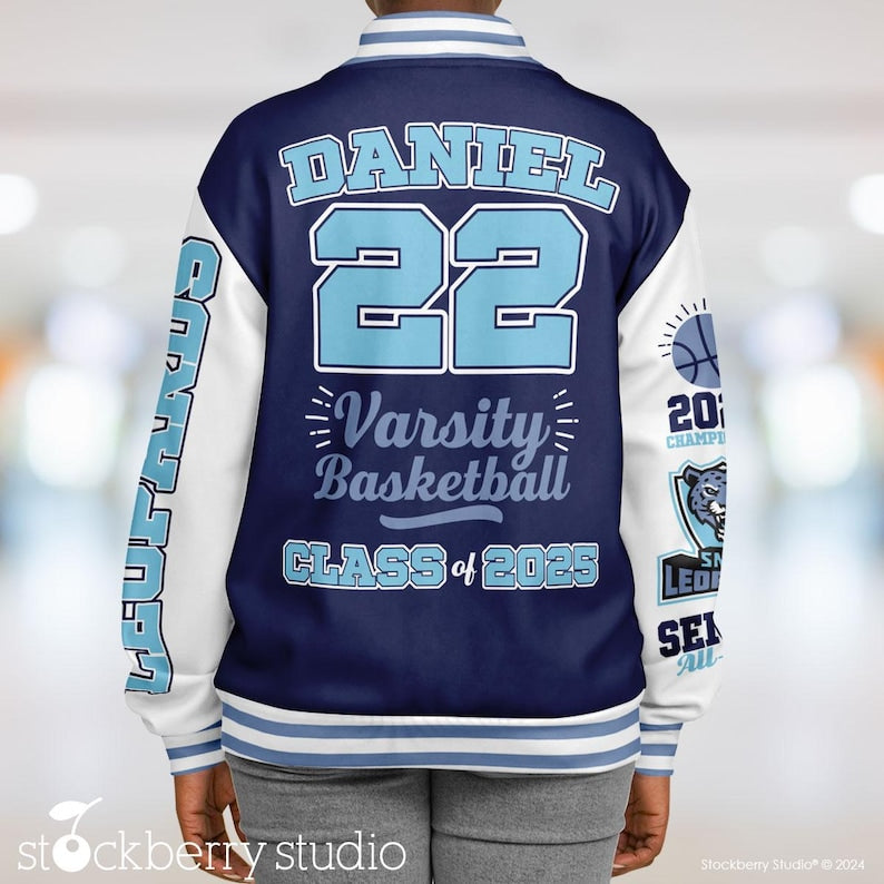 Custom Varsity Letterman Men's Jacket Women's Bomber