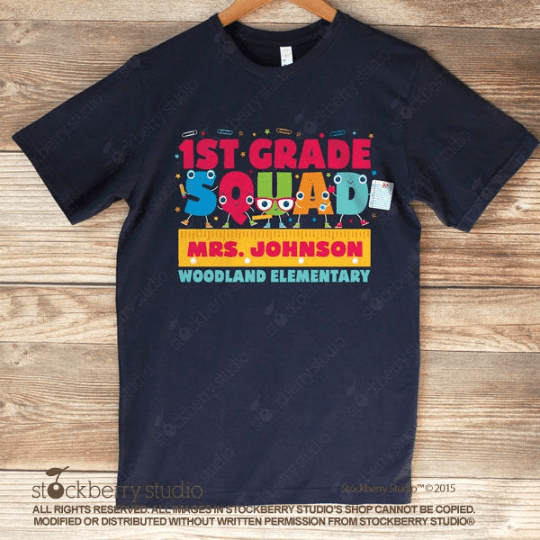 Teacher Squad Shirt - Teacher Team Shirt - Stockberry Studio