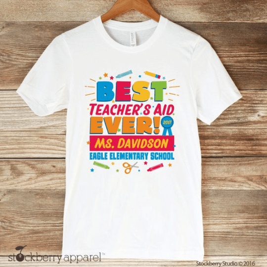 Best Teacher Ever Shirt - Stockberry Studio