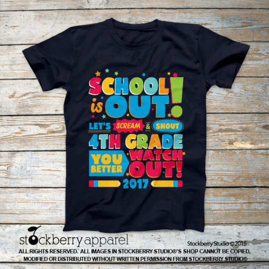 School is Out Shirt - Stockberry Studio