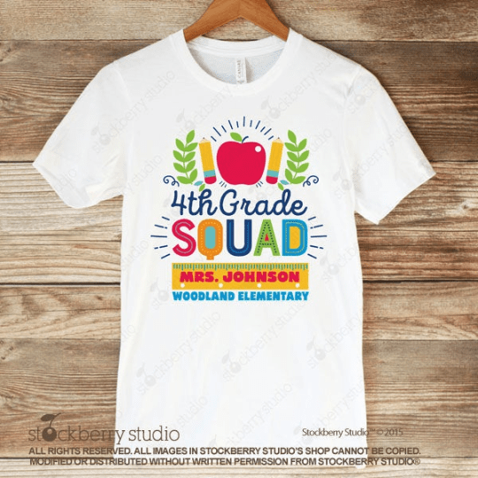 1st Grade Squad Shirt - Teacher Team Shirt - Stockberry Studio
