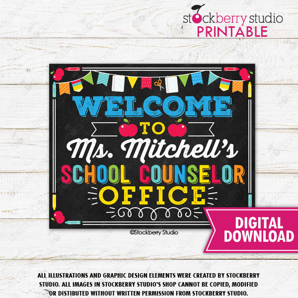 Classroom Welcome Sign