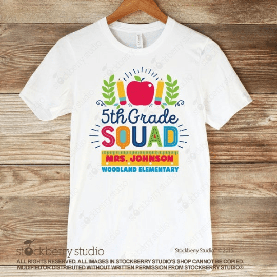 1st Grade Squad Shirt - Teacher Team Shirt - Stockberry Studio