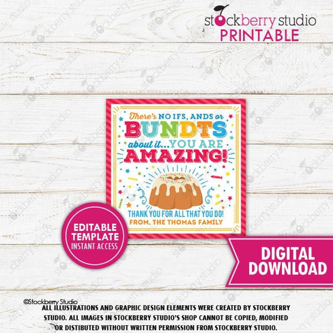 bundt-cake-thank-you-tag-stockberry-studio for Thanks A Bundt Free Printable Bundt Cake Thank You Tag – Stockberry Studio for Thanks A Bundt Free Printable
