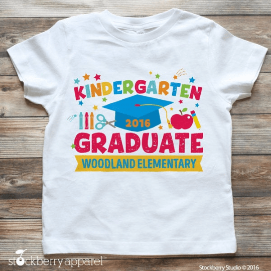 Kindergarten Graduation Shirt - Stockberry Studio
