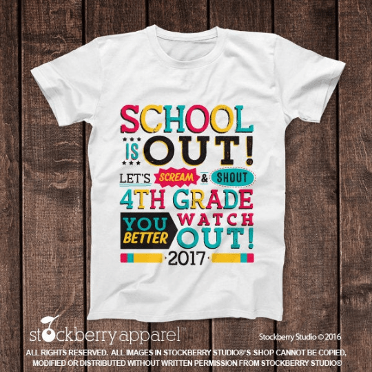School is Out Shirt - Stockberry Studio