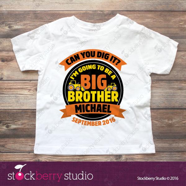 Construction Big Brother Shirt - Stockberry Studio