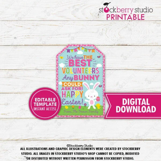Easter Volunteers Gift Tag