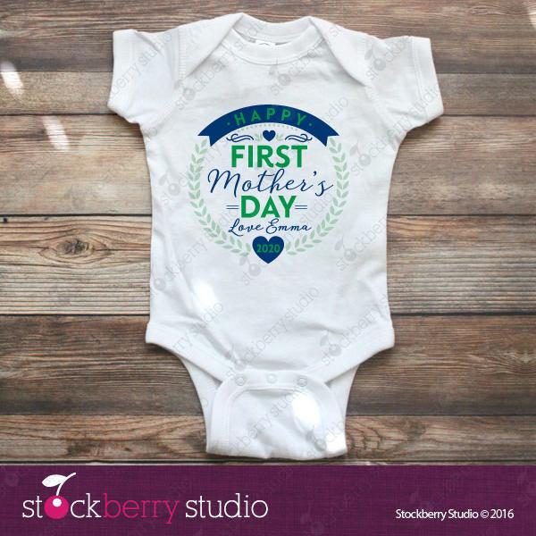 Happy First Mothers Day Shirt - Stockberry Studio