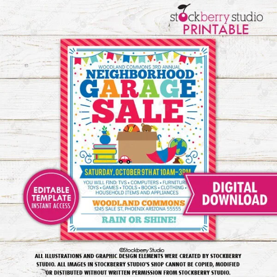 Garage Sale Flyer
