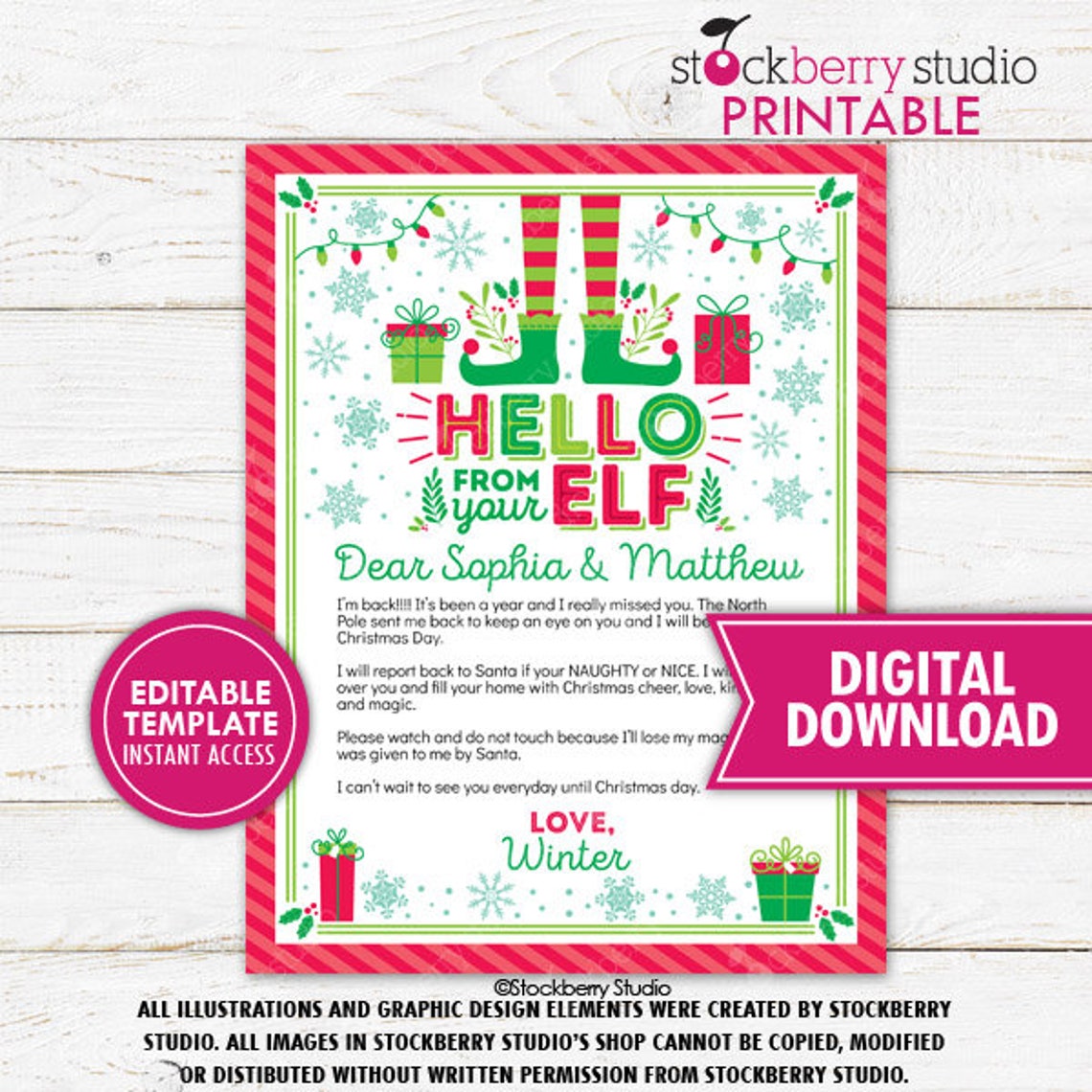 Christmas Elf Letter