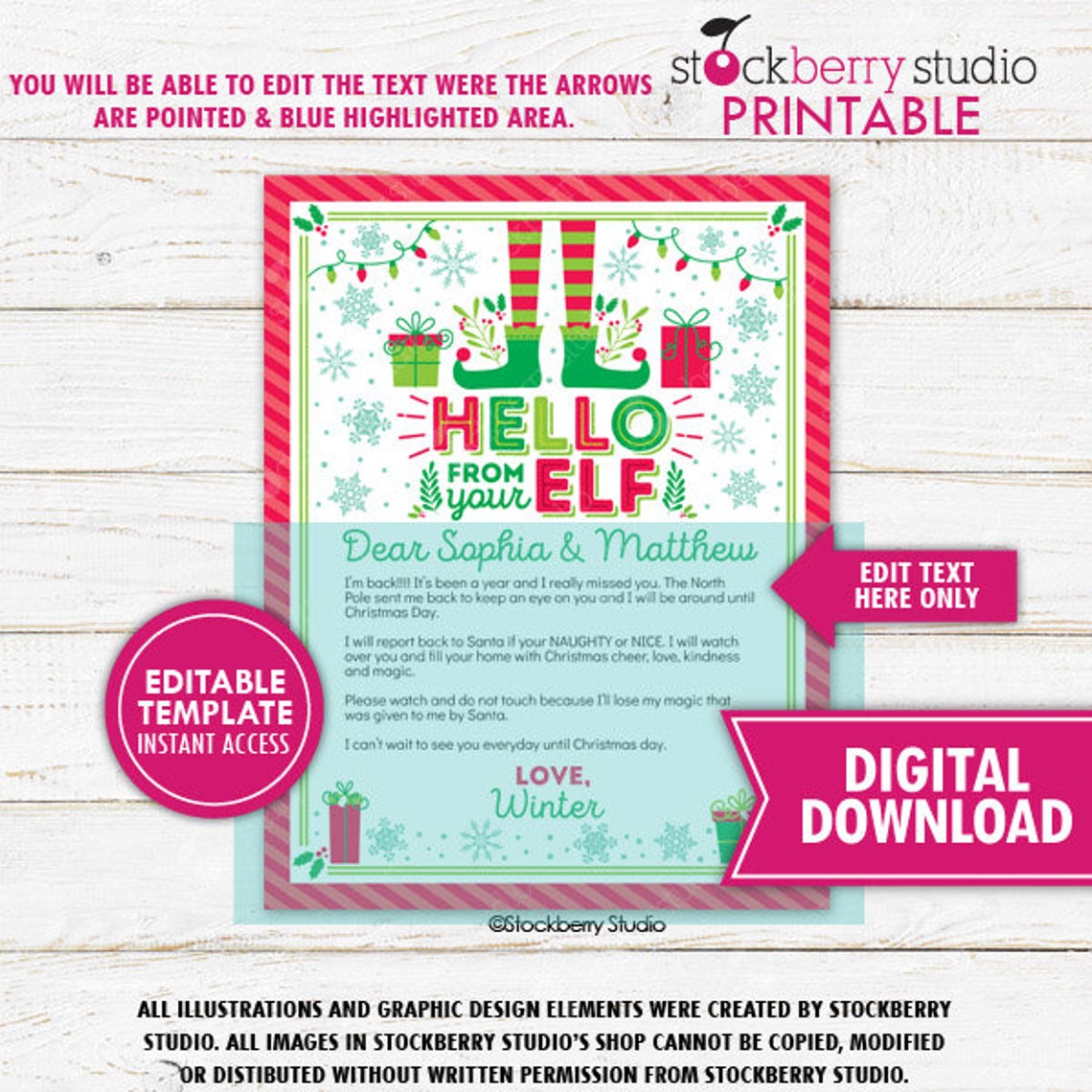 Christmas Elf Letter