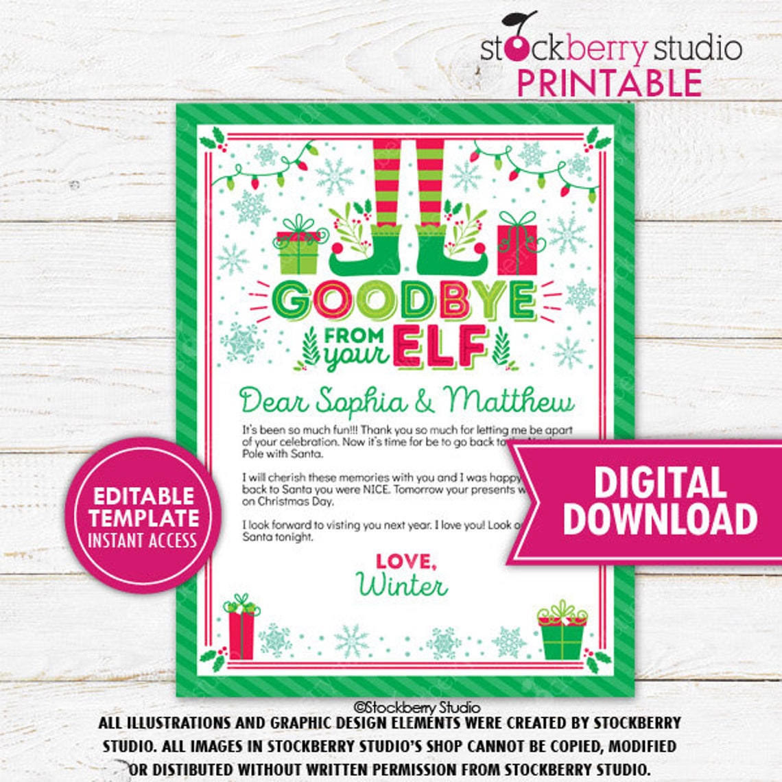 Christmas Elf Letter