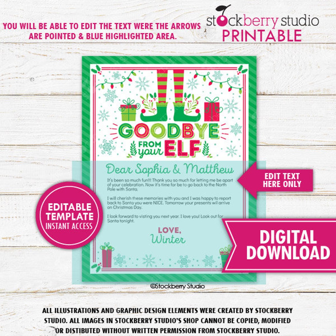 Christmas Elf Letter