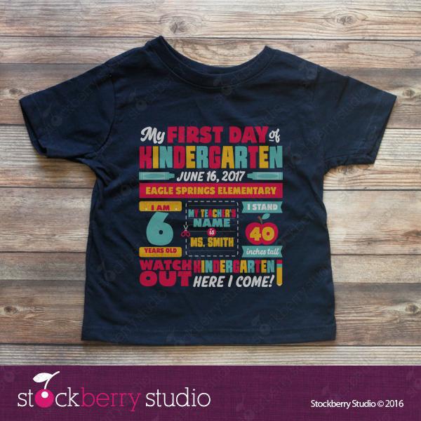 First Day of School Shirt - Stockberry Studio