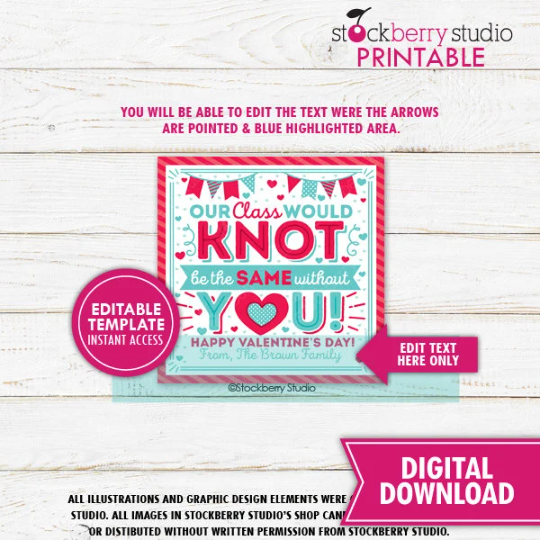 Valentine Gift Tag