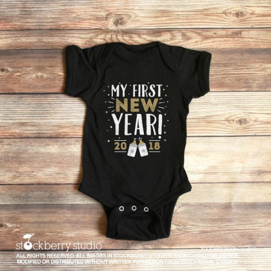 My First New Years Outfit Personalized – Stockberry Studio