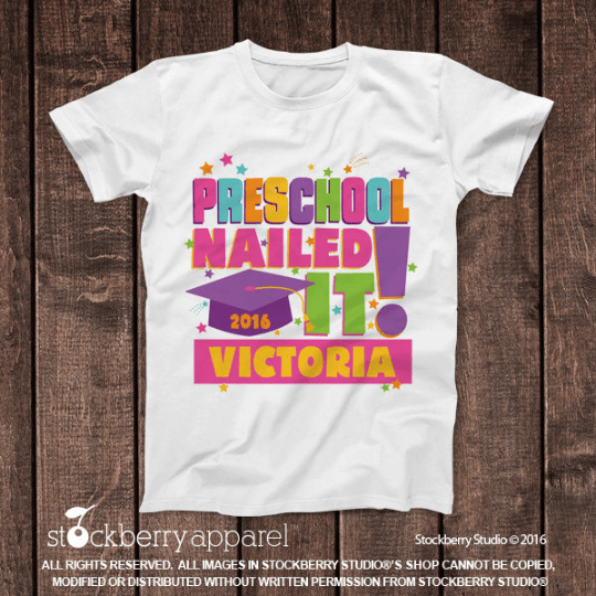 Preschool Graduation Shirt - Stockberry Studio