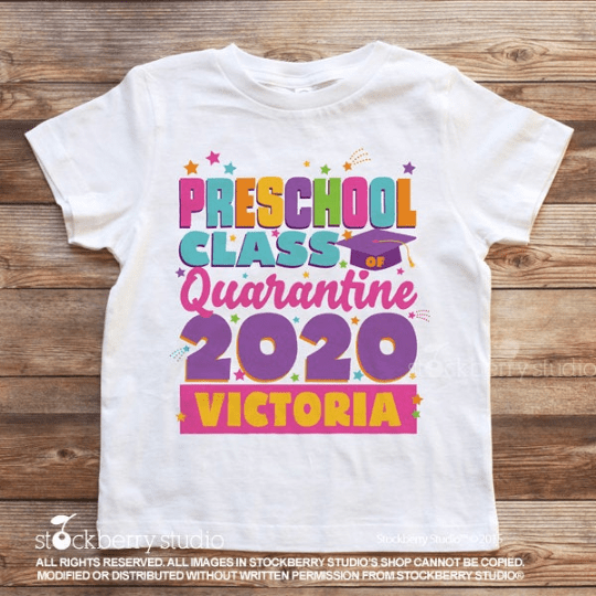 Kindergarten Graduation Quarantine Shirt - Stockberry Studio