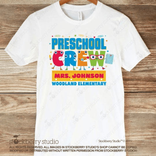 Teacher Crew Shirt (Any Grade) - Teacher Team Shirt - Stockberry Studio