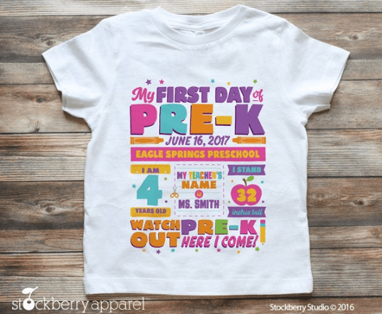 First Day of School Shirt - Stockberry Studio