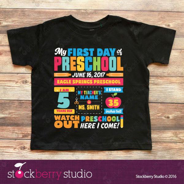 First Day of School Shirt - Stockberry Studio