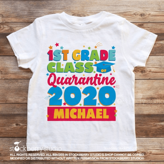 Kindergarten Graduation Quarantine Shirt - Stockberry Studio