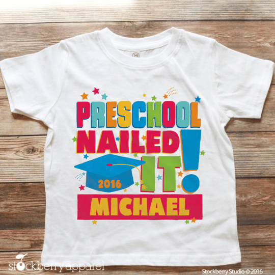 Preschool Graduation Shirt - Stockberry Studio