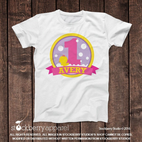 Rubber Ducky Birthday Shirt