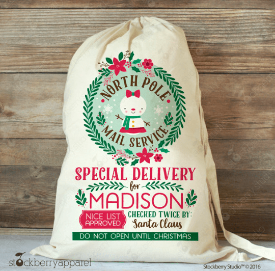 Christmas Santa Sack & Bags - Stockberry Studio