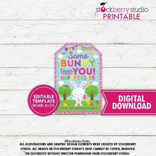 Easter Bunny Gift Tag