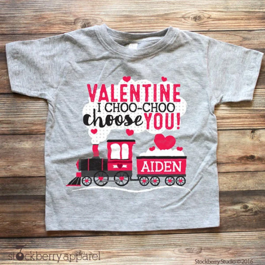 Valentine Train Shirt