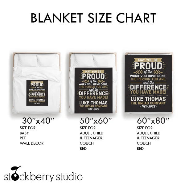 Unicorn Blanket Name Personalized