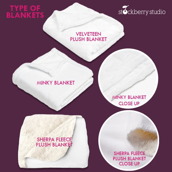 Unicorn Blanket Name Personalized