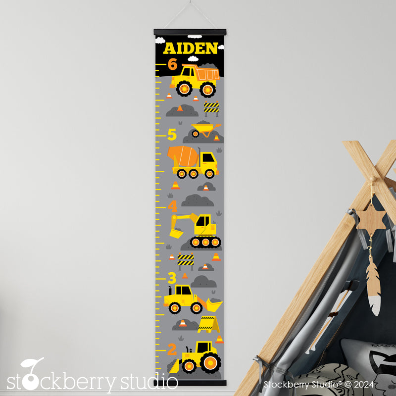Construction Growth Chart with Name