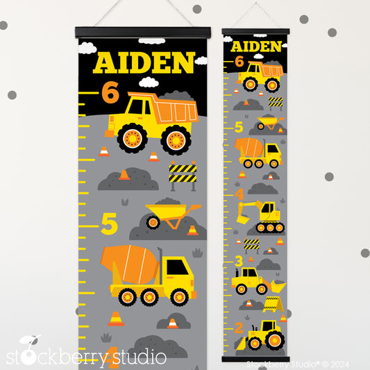 Construction Growth Chart with Name