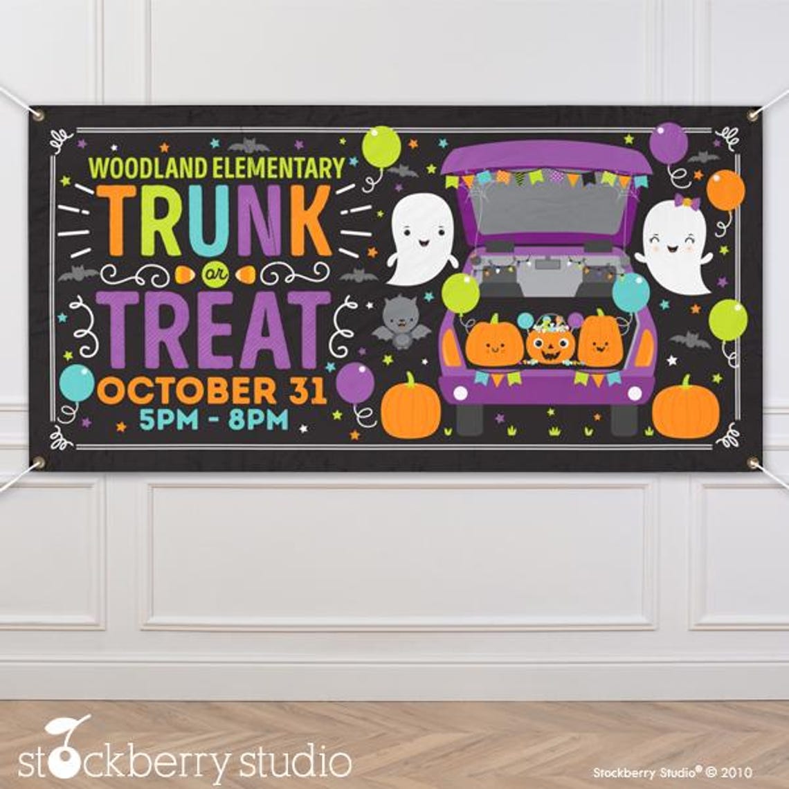 Halloween Trunk or Treat Banner