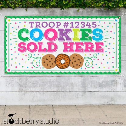 Cookie Sale Scout Banner Personalized