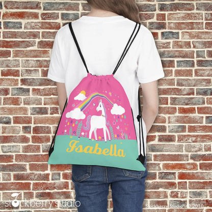 Sports Drawstring Bag Personalized Backpack Football Soccer Basketball Baseball Tennis Bag Gifts for Sports