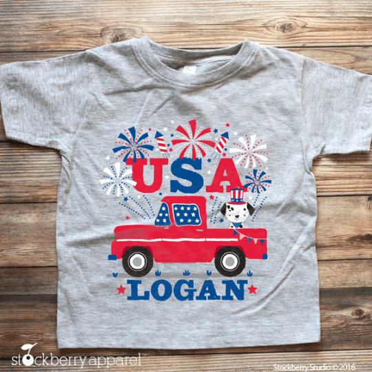 Baby 4th of July Shirt - Stockberry Studio