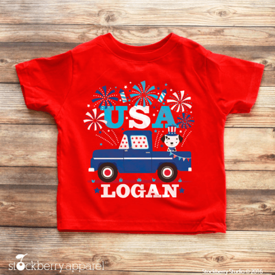 Baby 4th of July Shirt - Stockberry Studio