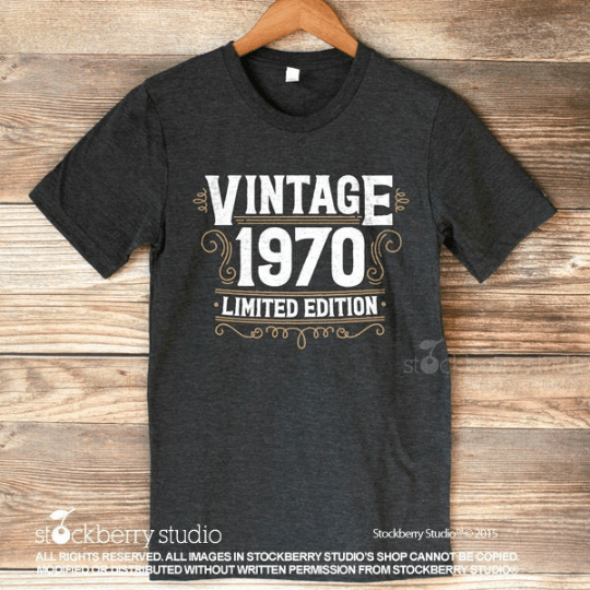 Vintage 50th Birthday Shirt - Stockberry Studio