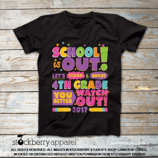 School is Out Shirt - Stockberry Studio