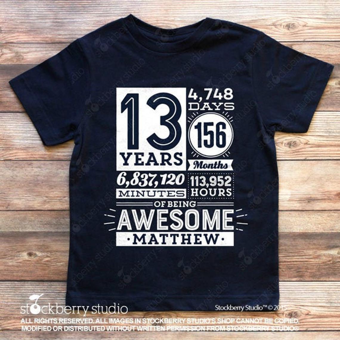 1 Year of Being Awesome 1st Birthday Shirt (any age) - Stockberry Studio