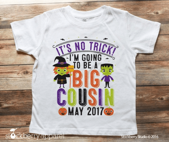 Halloween Pregnancy Announcement Shirt - Stockberry Studio